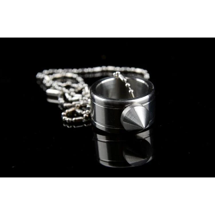 Full Stainless Steel Spike Ring Self Defense With Ball Chain - Image 7