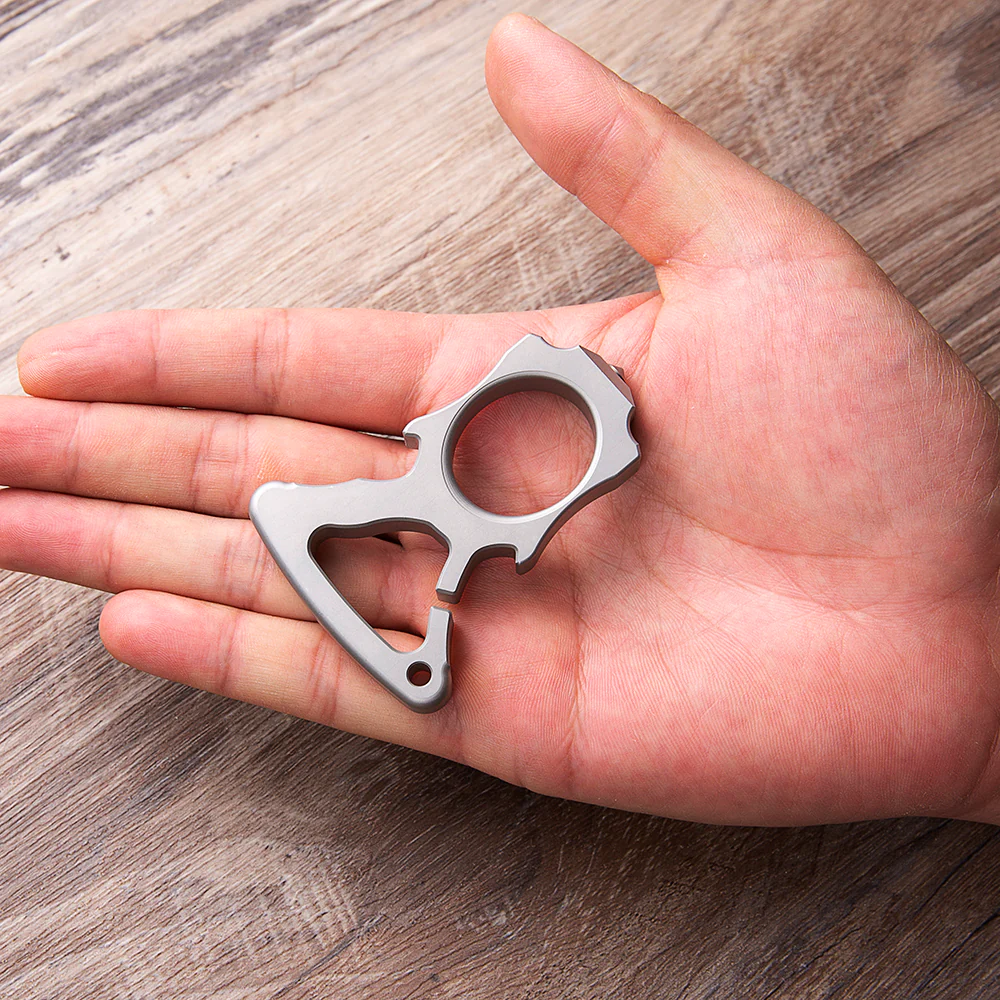 Full Stainless Steel Single Finger Knuckle Duster - Image 4