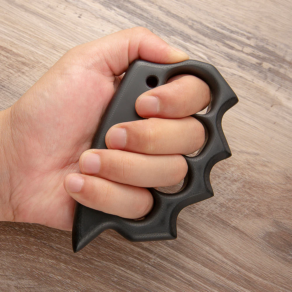 G10 Glass Fiber No Metal Spiked Brass Knuckles - Image 2