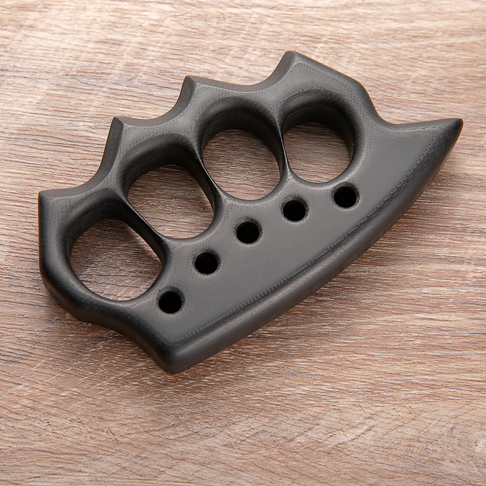 G10 Glass Fiber No Metal Spiked Brass Knuckles - Image 3