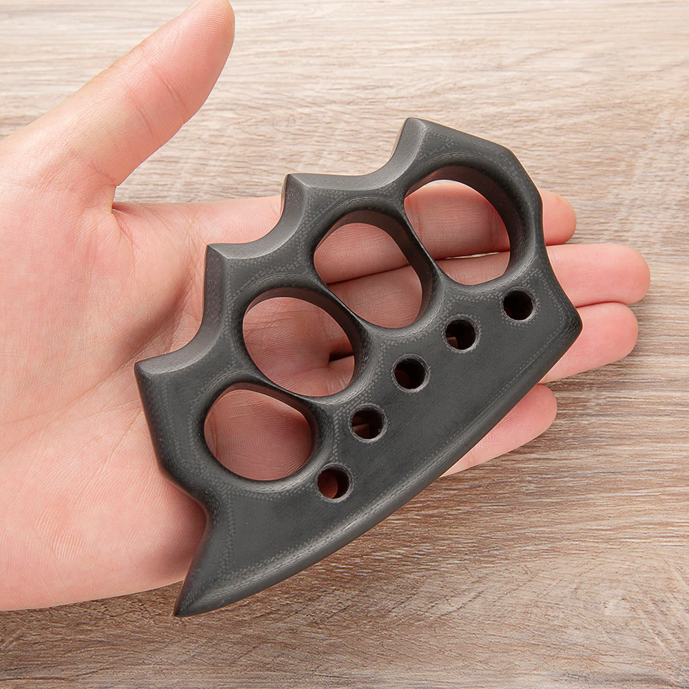 G10 Glass Fiber No Metal Spiked Brass Knuckles - Image 6