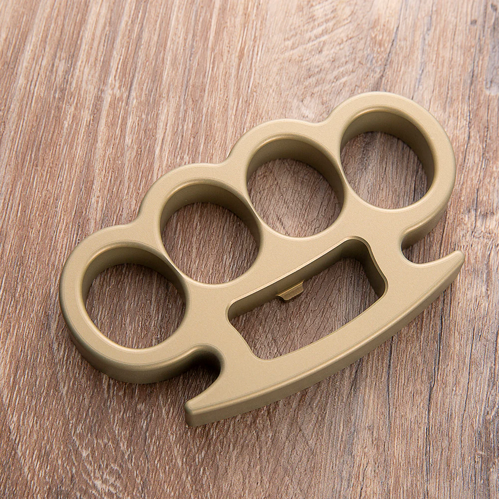 Golden Full Aluminium Full Size Brass Knuckles Bottle Opener - Image 4