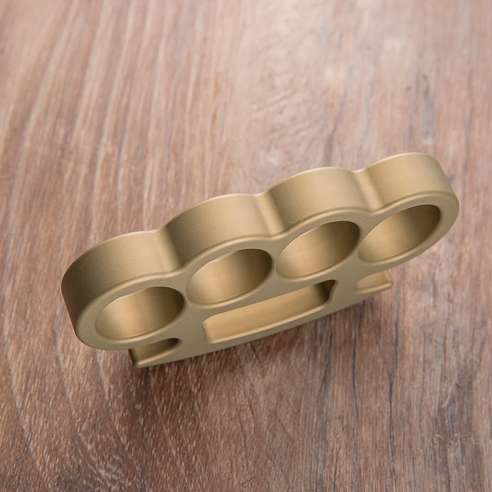 Golden Full Aluminium Full Size Brass Knuckles Bottle Opener - Image 5