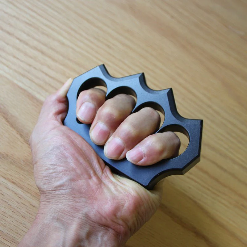 Knuckles Weapon Black Aluminium Alloy Light - Cakra EDC Gadgets - Image 3