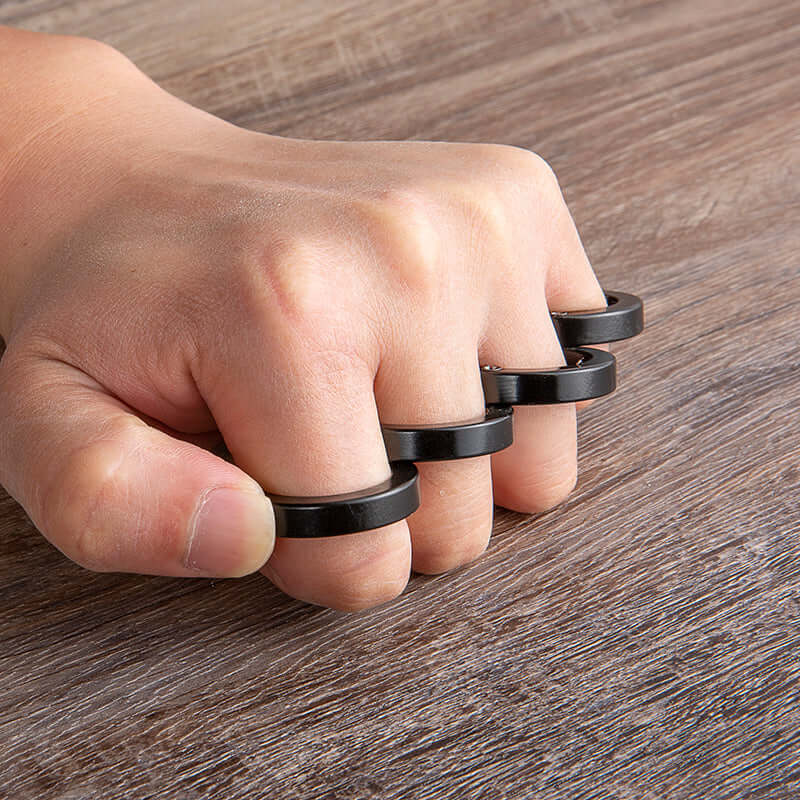 Light Aluminium Folding Brass Knuckles Self Defense - Image 10