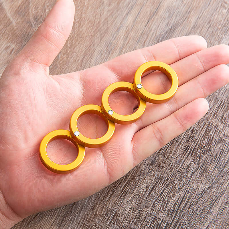 Light Aluminium Folding Brass Knuckles Self Defense - Image 3