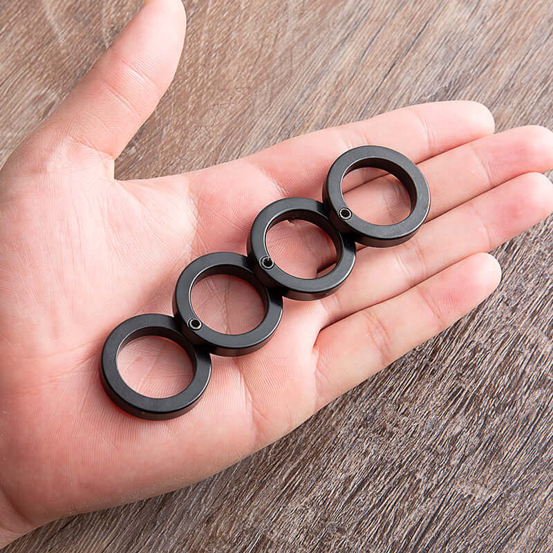 Light Aluminium Folding Brass Knuckles Self Defense - Image 8