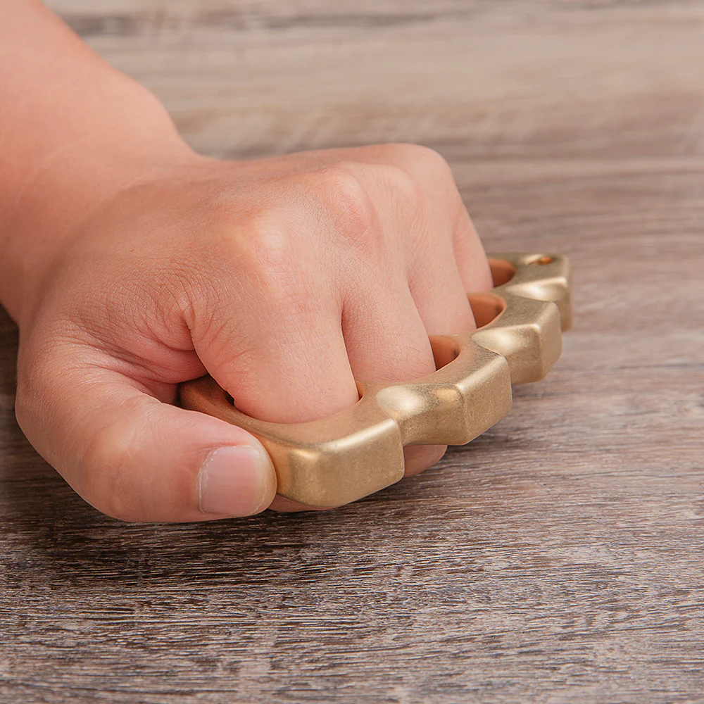 Model Z Copper Brass Knuckles - Cakra EDC Gadgets - Image 4