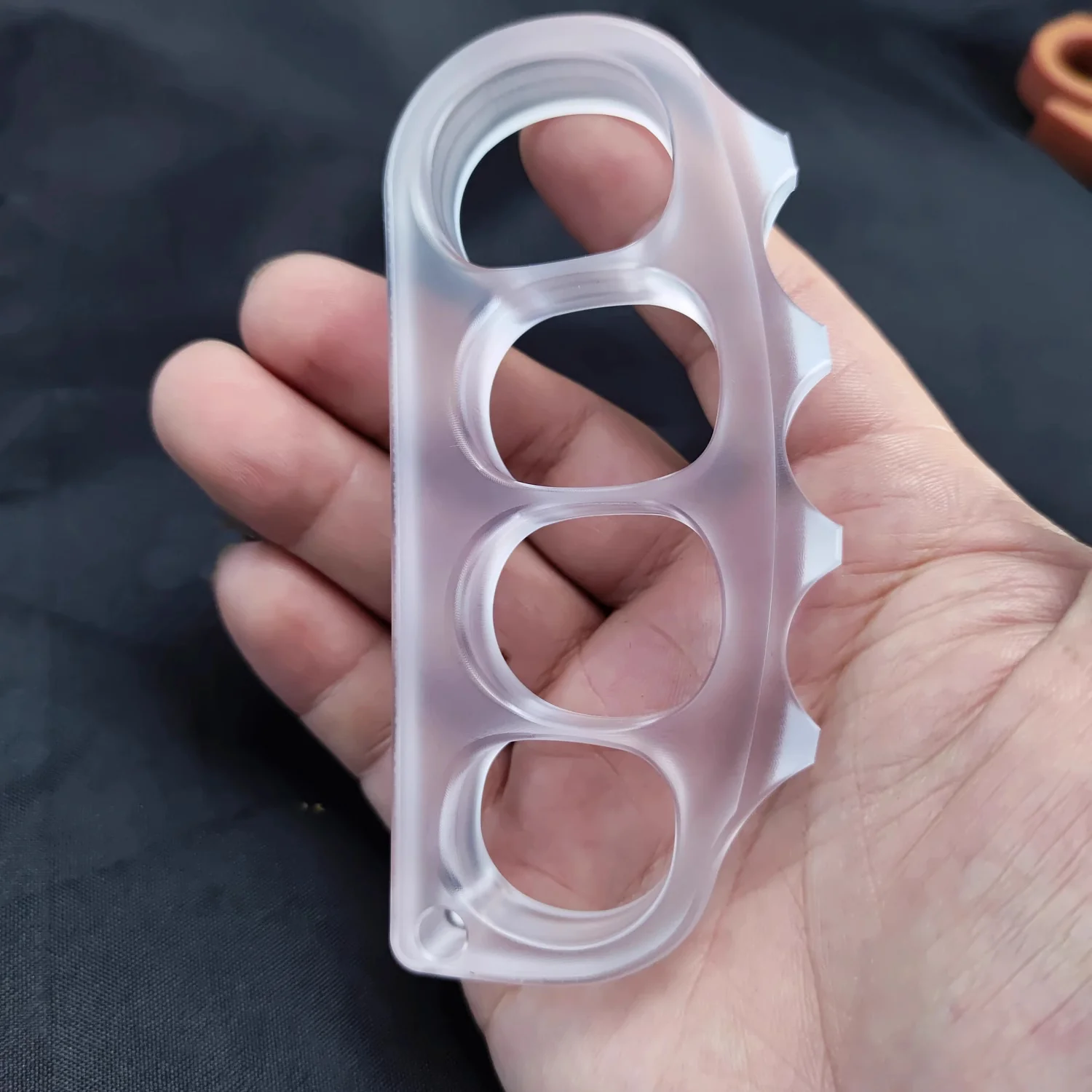 New Pea Pod Full PC Plastic Knuckles Self Defense - Image 2