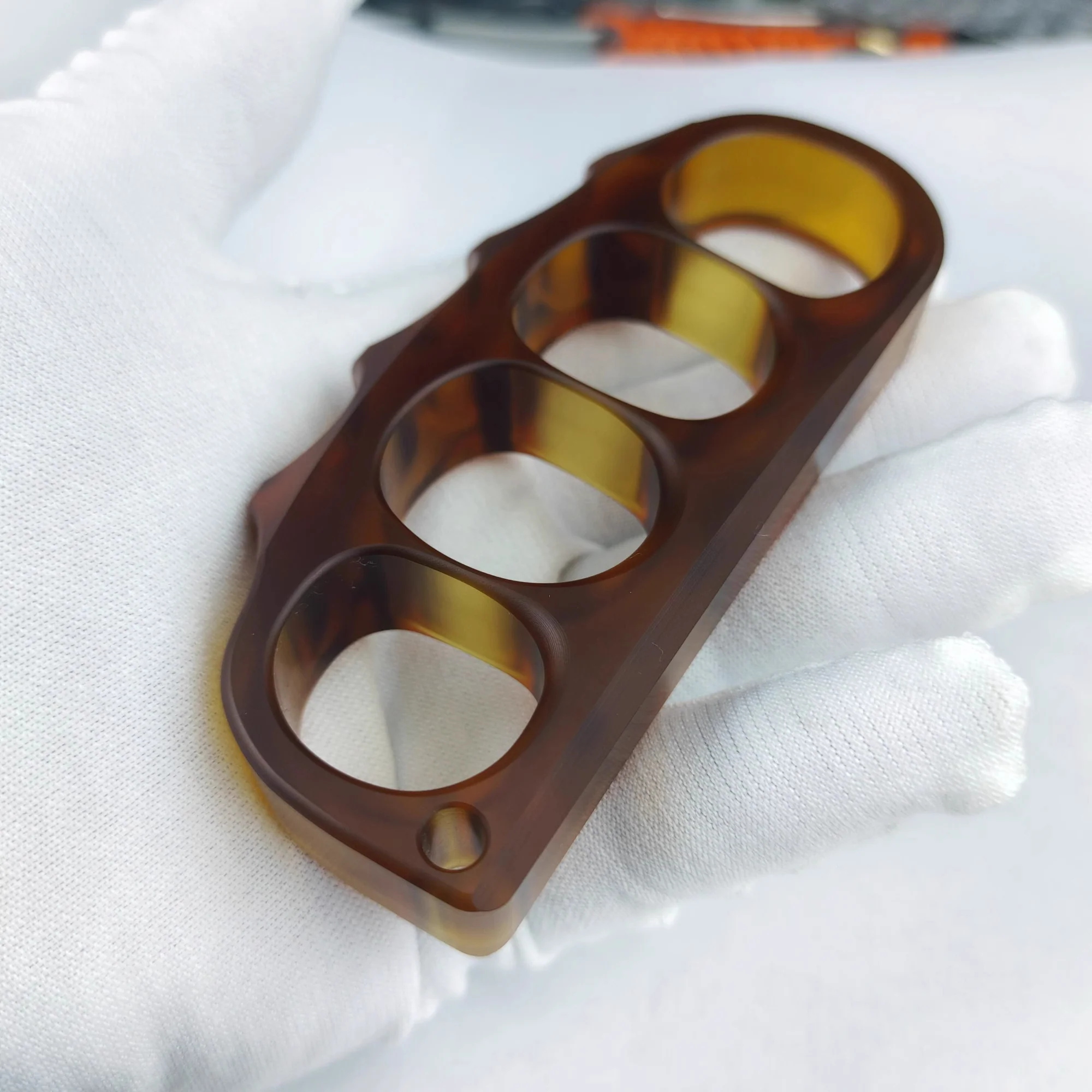 New Pea Pod Full PC Plastic Knuckles Self Defense - Image 7