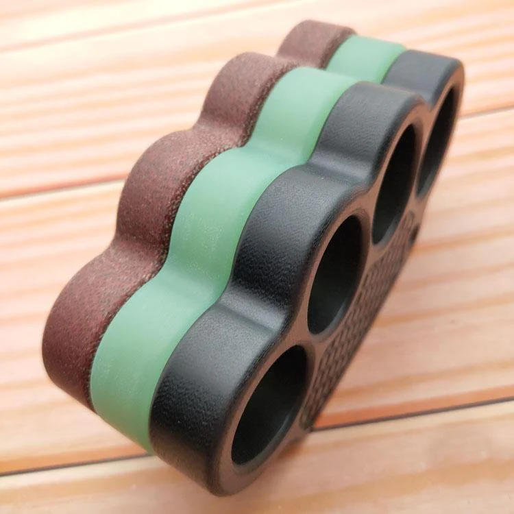Non-Metal 4-Finger Brass Knuckles Duster Paperweight Self Defense - Cakra EDC Gadgets - Image 3