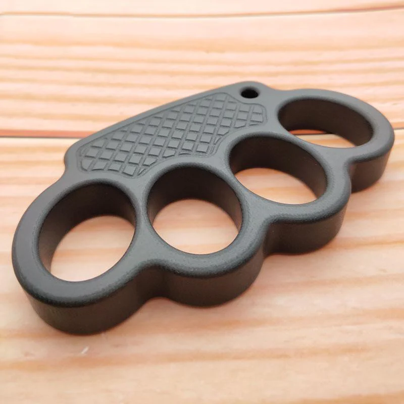 Non-Metal 4-Finger Brass Knuckles Duster Paperweight Self Defense - Cakra EDC Gadgets - Image 6