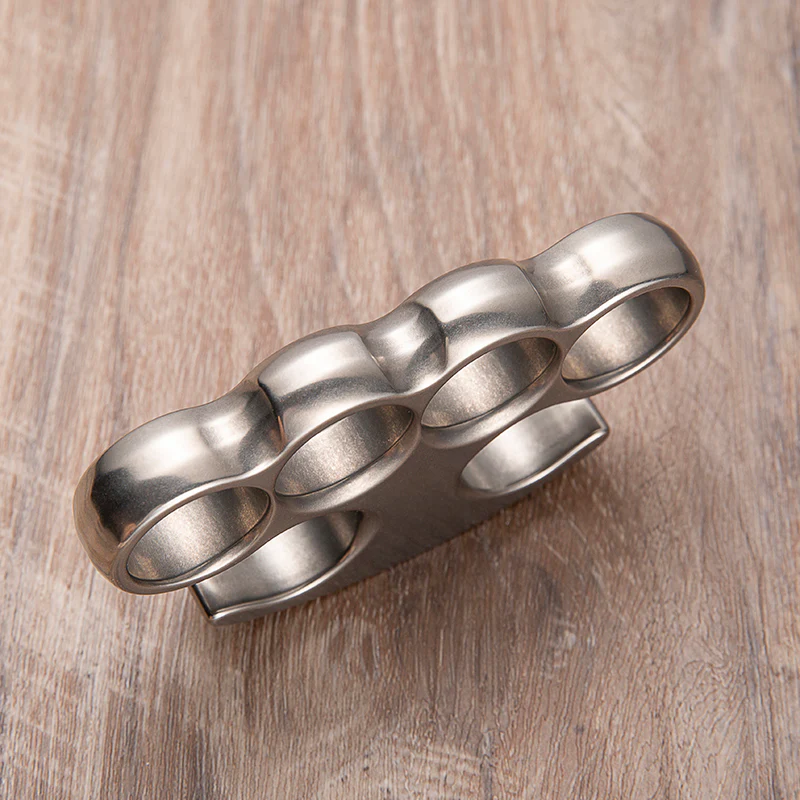 Old 1864 Lincoln Style Titanium Brass Knuckle - Image 2