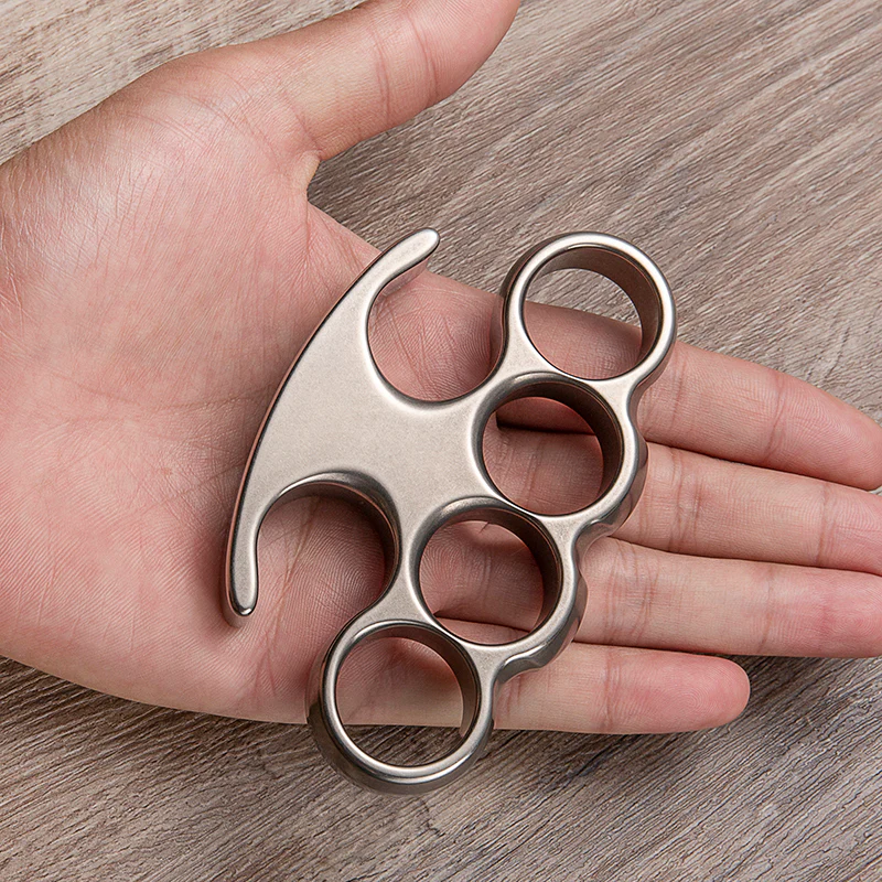 Old 1864 Lincoln Style Titanium Brass Knuckle - Image 5