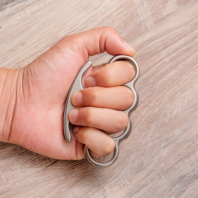 Old 1864 Lincoln Style Titanium Brass Knuckle - Image 7