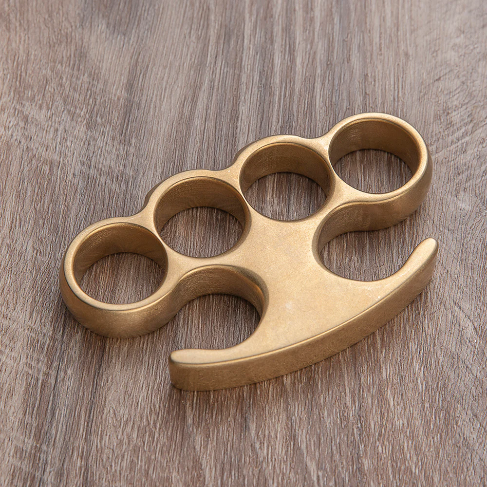 Old American Style Classic Brass Knuckles - Cakra EDC Gadgets - Image 2