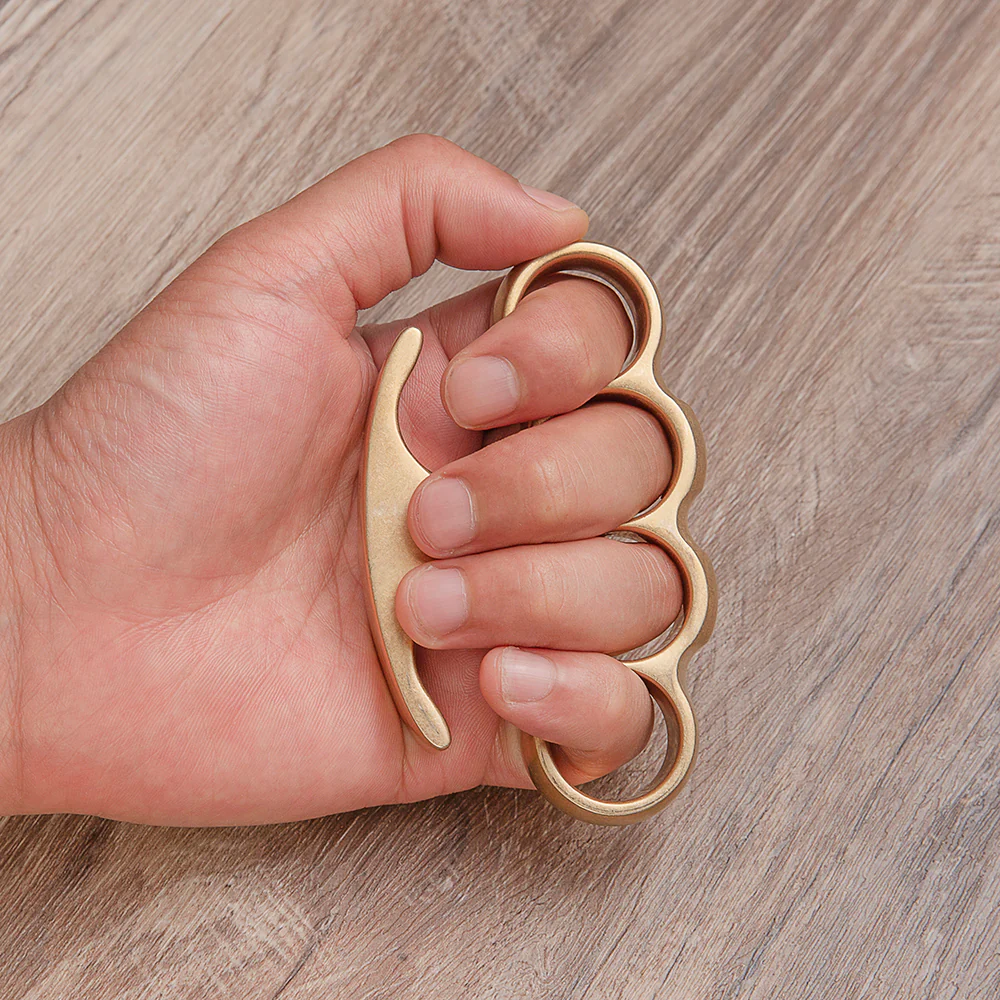 Old American Style Classic Brass Knuckles - Cakra EDC Gadgets - Image 3