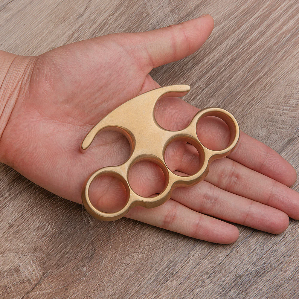 Old American Style Classic Brass Knuckles - Cakra EDC Gadgets - Image 4