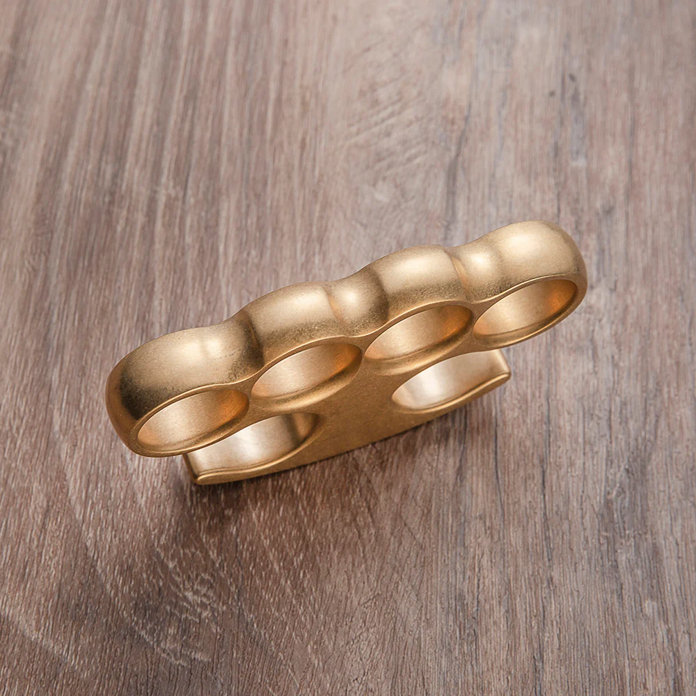 Old American Style Classic Brass Knuckles - Cakra EDC Gadgets - Image 6