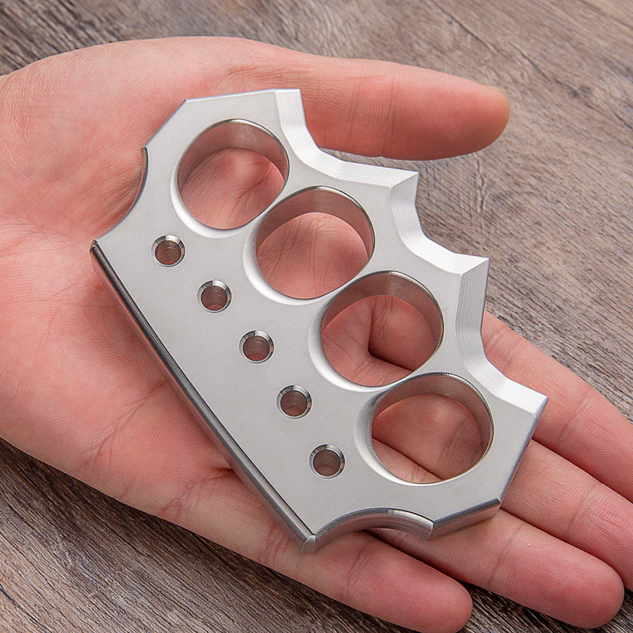 Real Stainless Steel Spiked Knuckles - Image 5