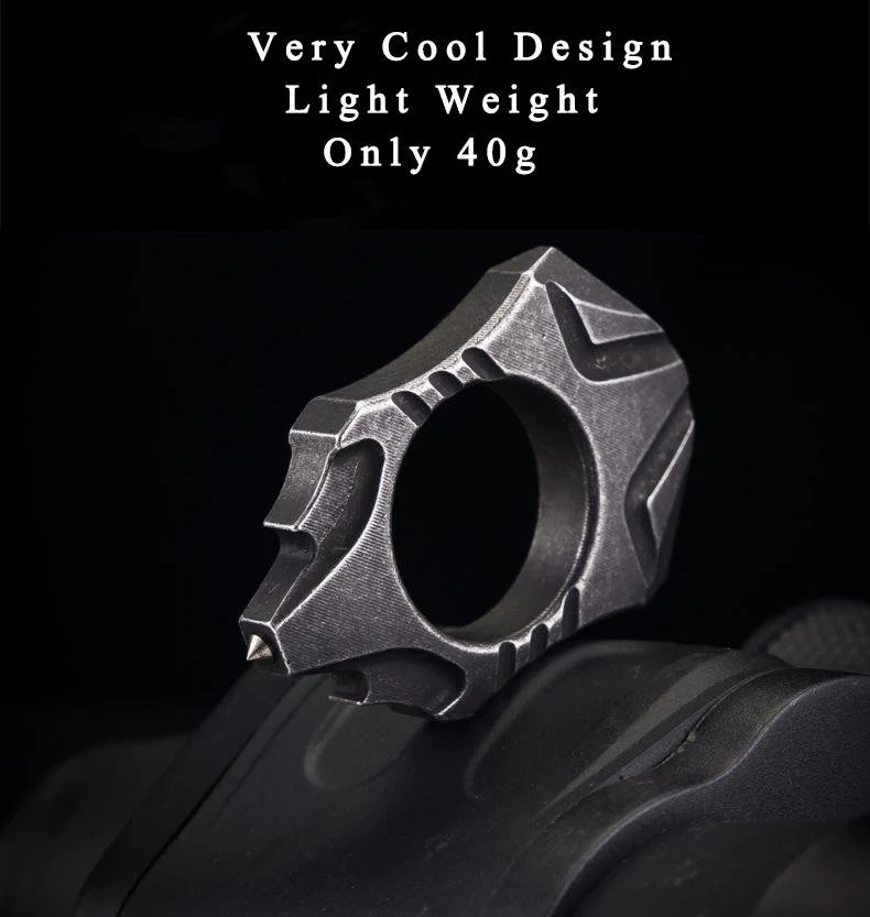 Stainless Steel Self Defense Ring - Image 5