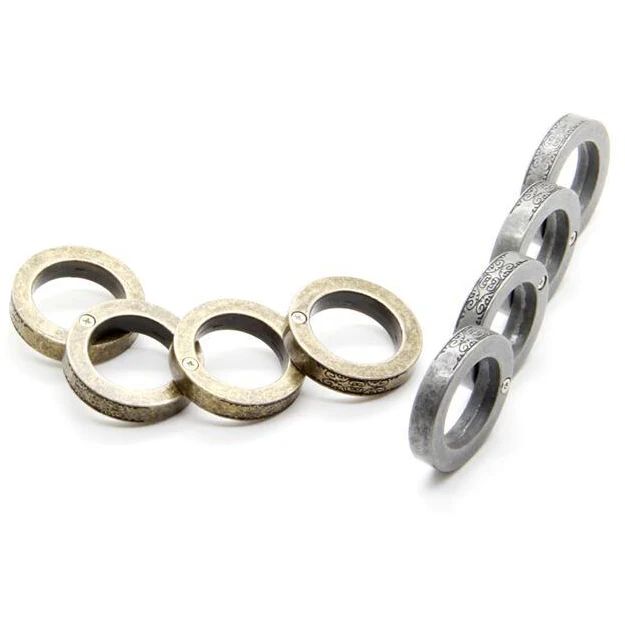 Zinc Alloy Folding Brass Knuckles Self Defense Tools For Women - Image 10