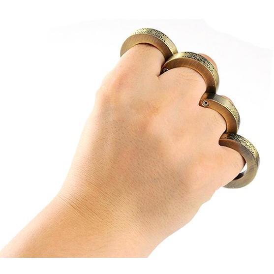 Zinc Alloy Folding Brass Knuckles Self Defense Tools For Women - Image 4