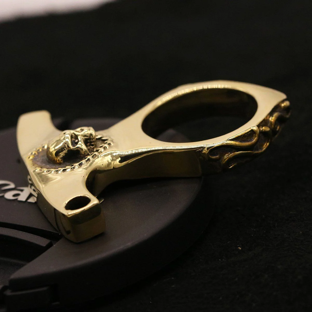 Real Brass Knuckles Keychain - Image 3