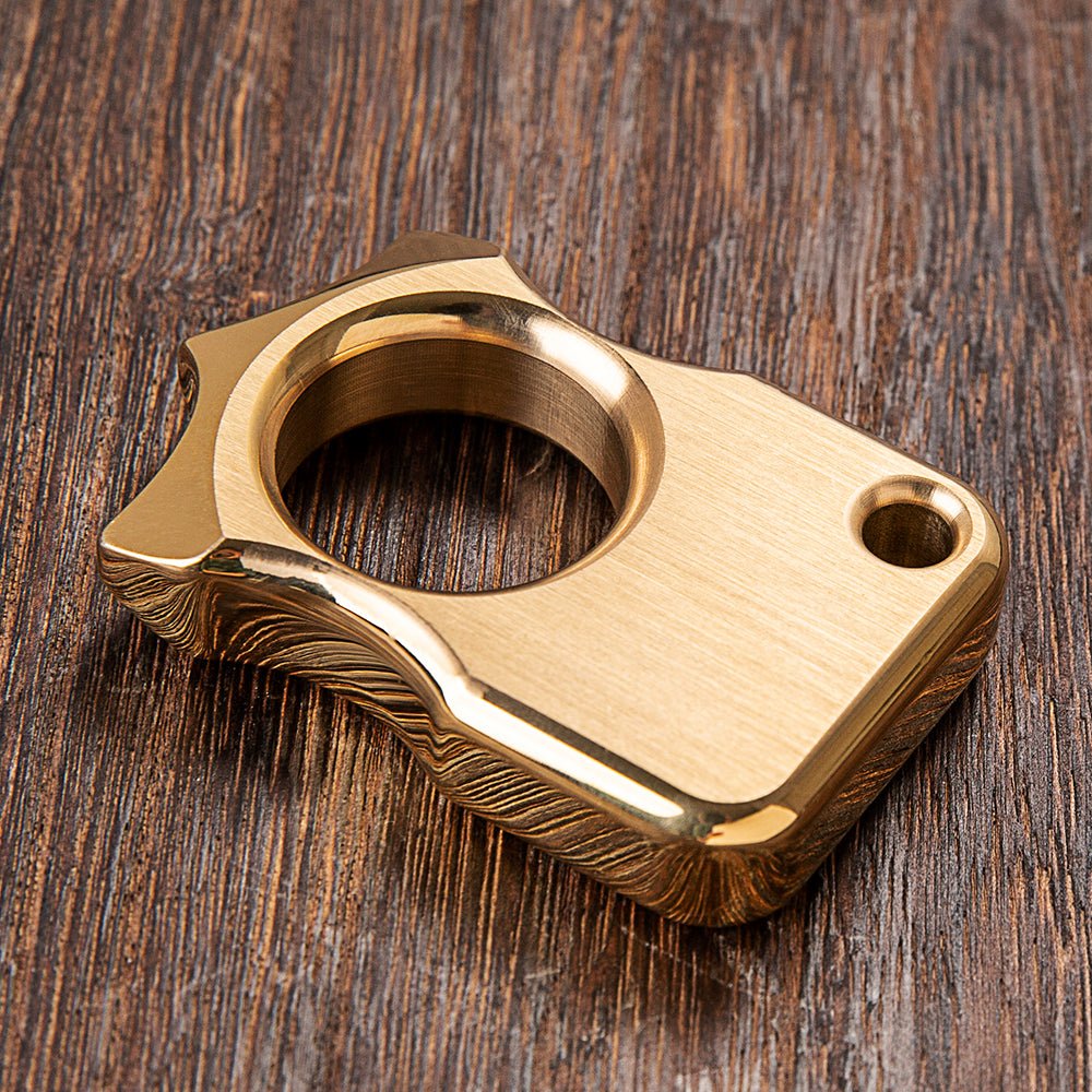 Spike Ring Self Defense Full Brass - Image 2