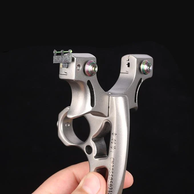 Spiked Brass Knuckles Ring Slingshot 404C Stainless Steel 3 In 1 - Image 9