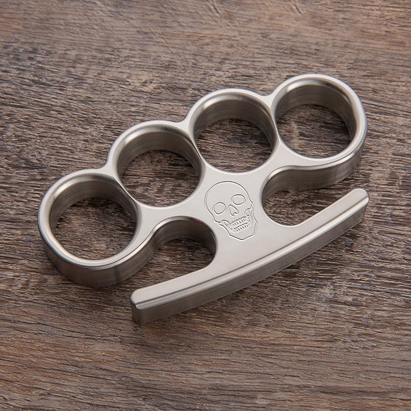 Stainless Steel Old Lincoln Tactical Brass Knuckles - Image 5