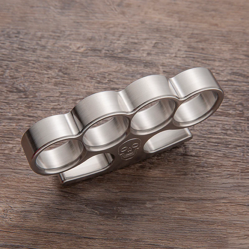 Stainless Steel Old Lincoln Tactical Brass Knuckles - Image 7