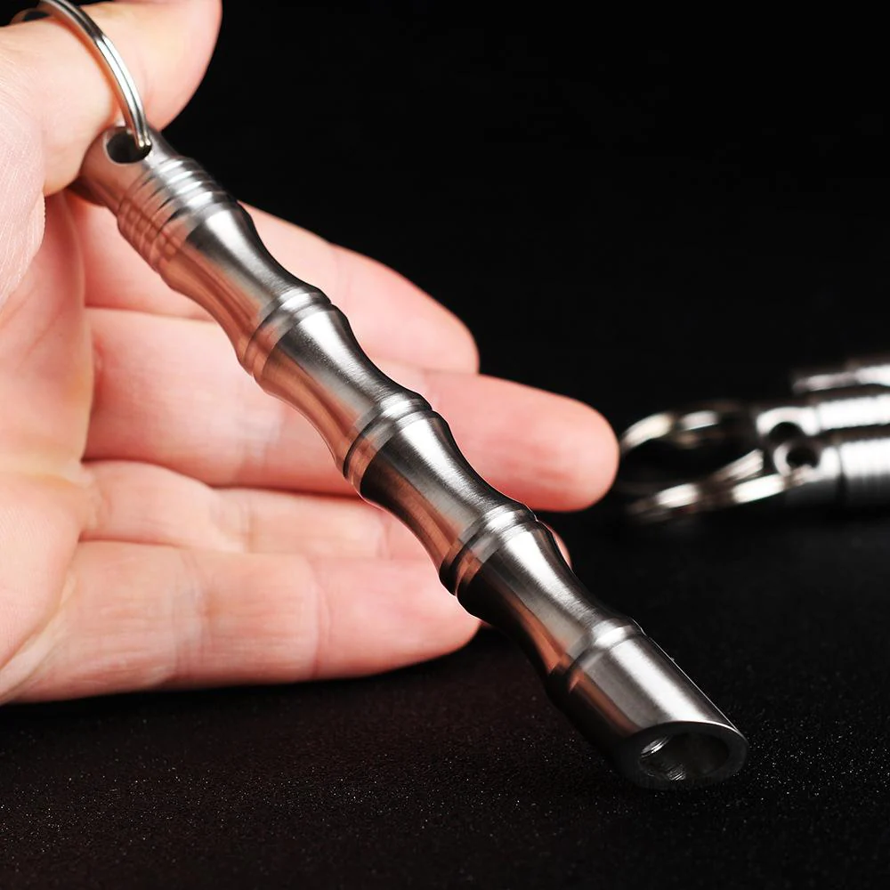 Stainless Steel Self Defense Bamboo Kubotan - Image 4