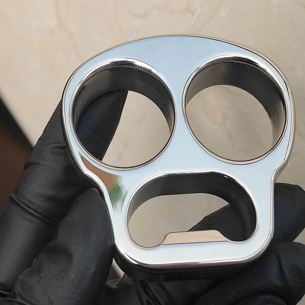 Stainless Steel Skull Brass Knuckles Bottle Opener - Image 6