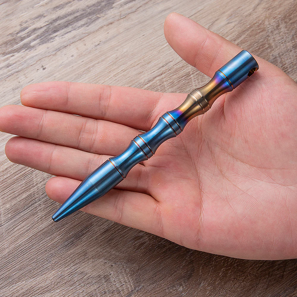 Stinger TC4 Titanium Kubotan Self Defense Keychain - Image 3