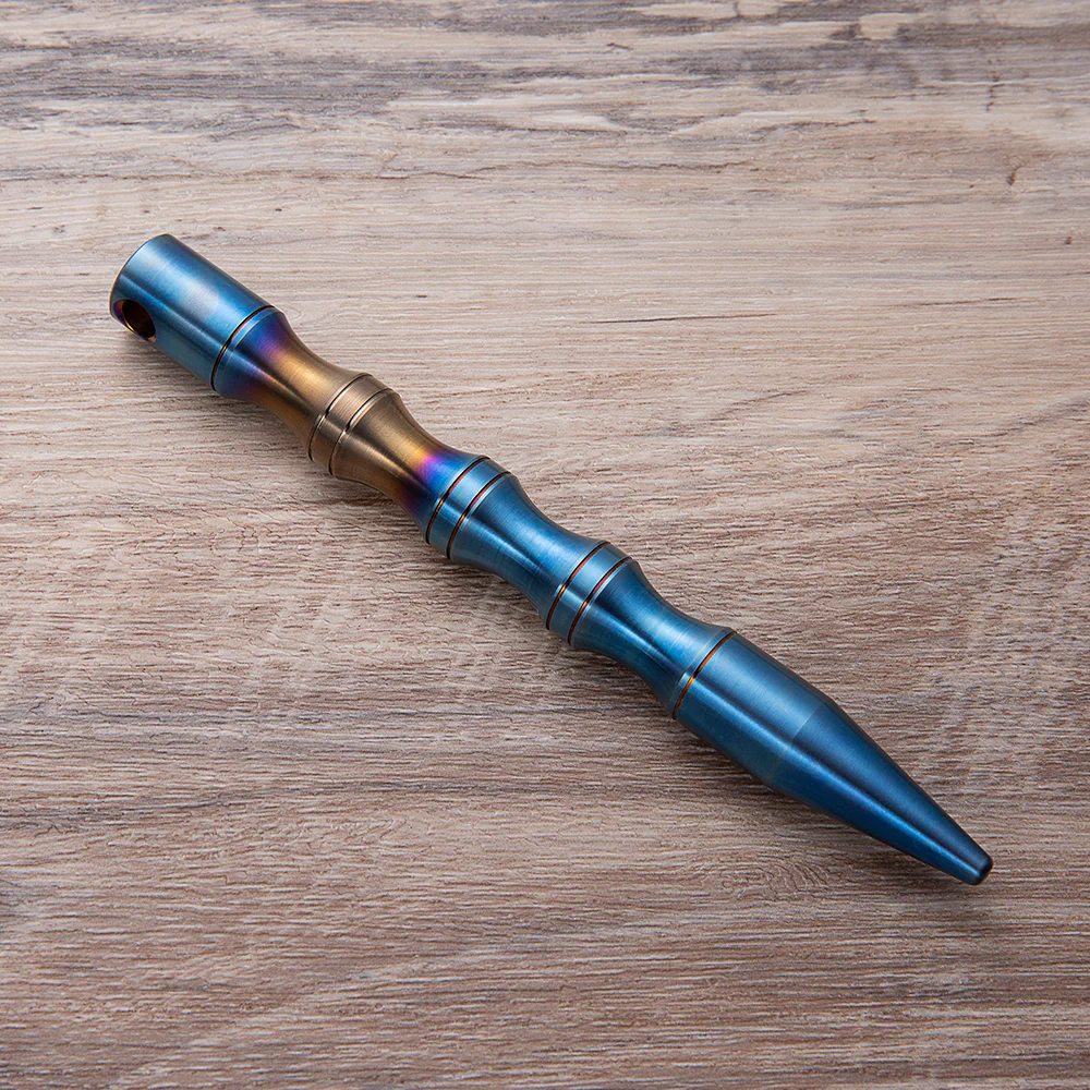 Stinger TC4 Titanium Kubotan Self Defense Keychain - Image 4