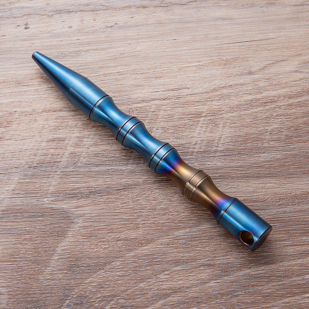 Stinger TC4 Titanium Kubotan Self Defense Keychain - Image 5