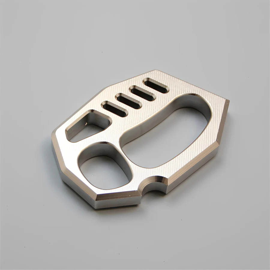 Striped Style Full Stainless Steel Everyday Carry Knuckles - Image 2