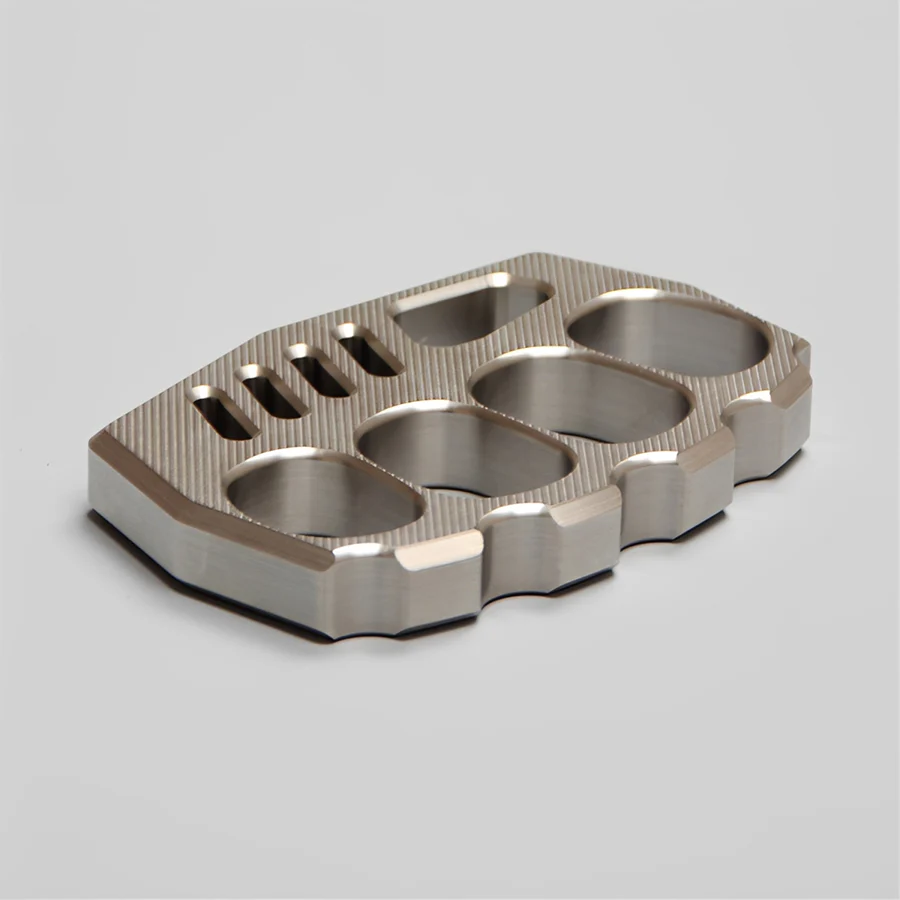 Striped Style Full Stainless Steel Everyday Carry Knuckles - Image 8