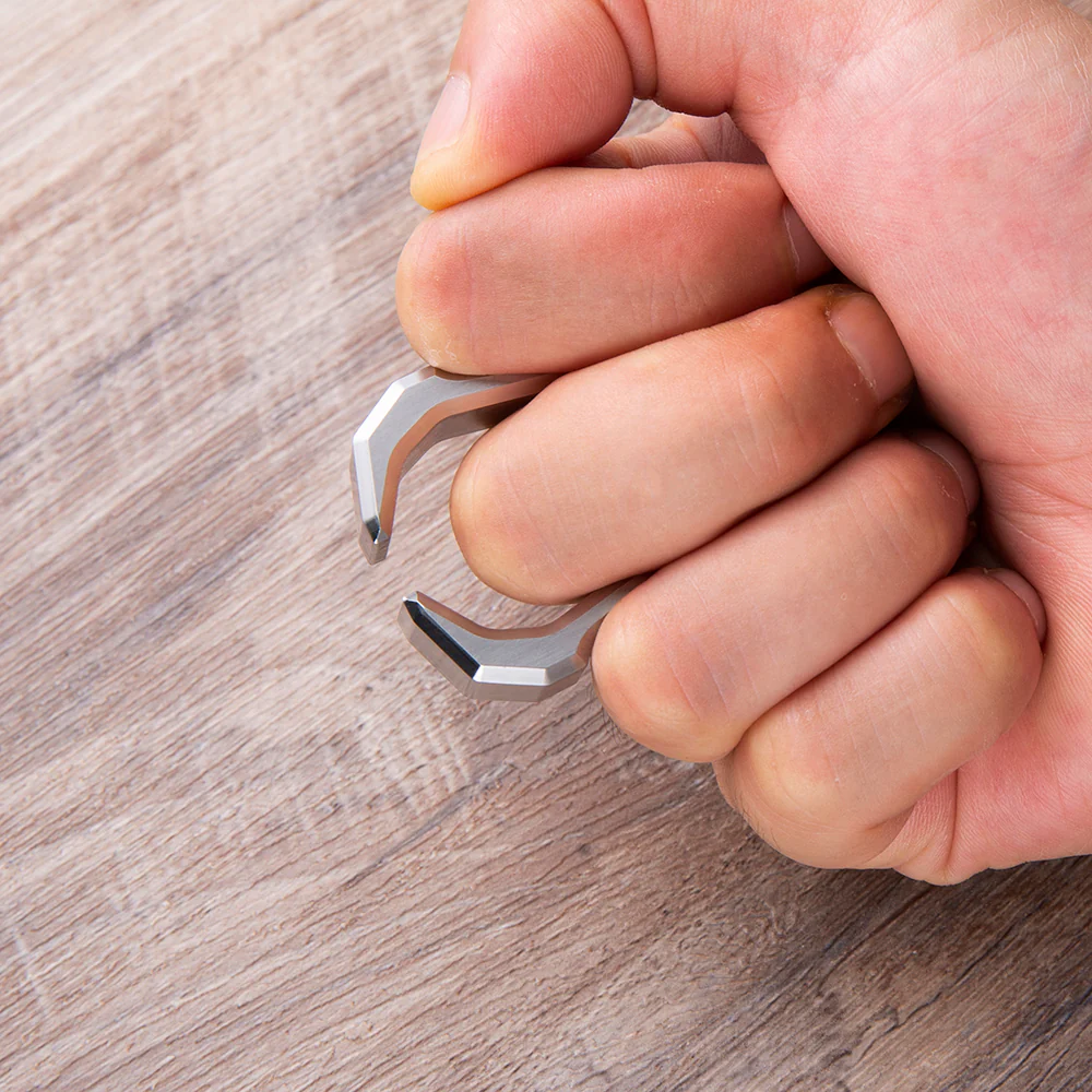 Tuning Fork Single EDC Brass Knuckle - Image 2
