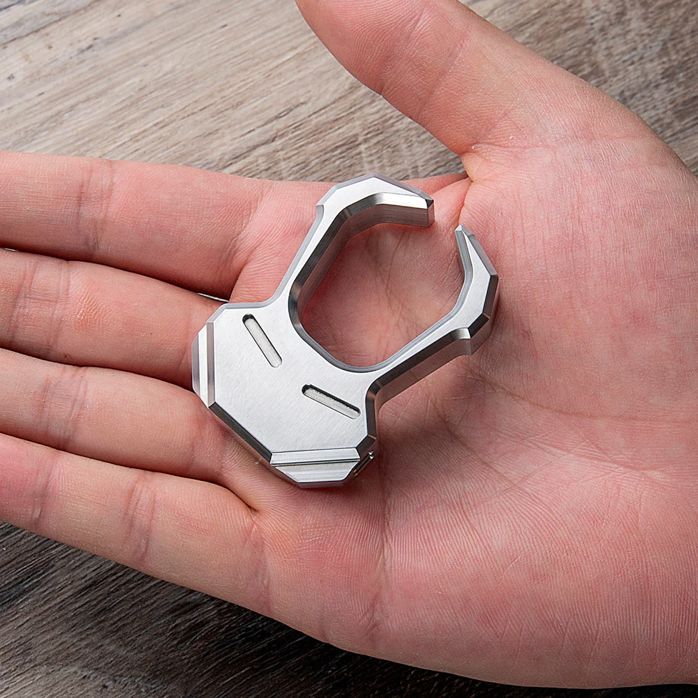 Tuning Fork Single EDC Brass Knuckle - Image 3