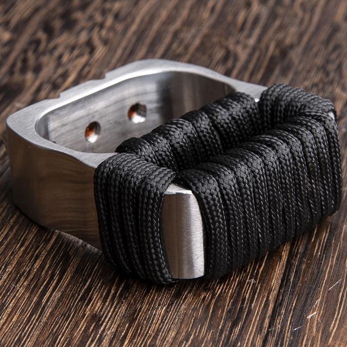 Two Finger Brass Knuckles Stainless Steel - Image 4