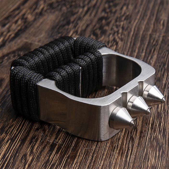 Two Finger Brass Knuckles Stainless Steel - Image 5