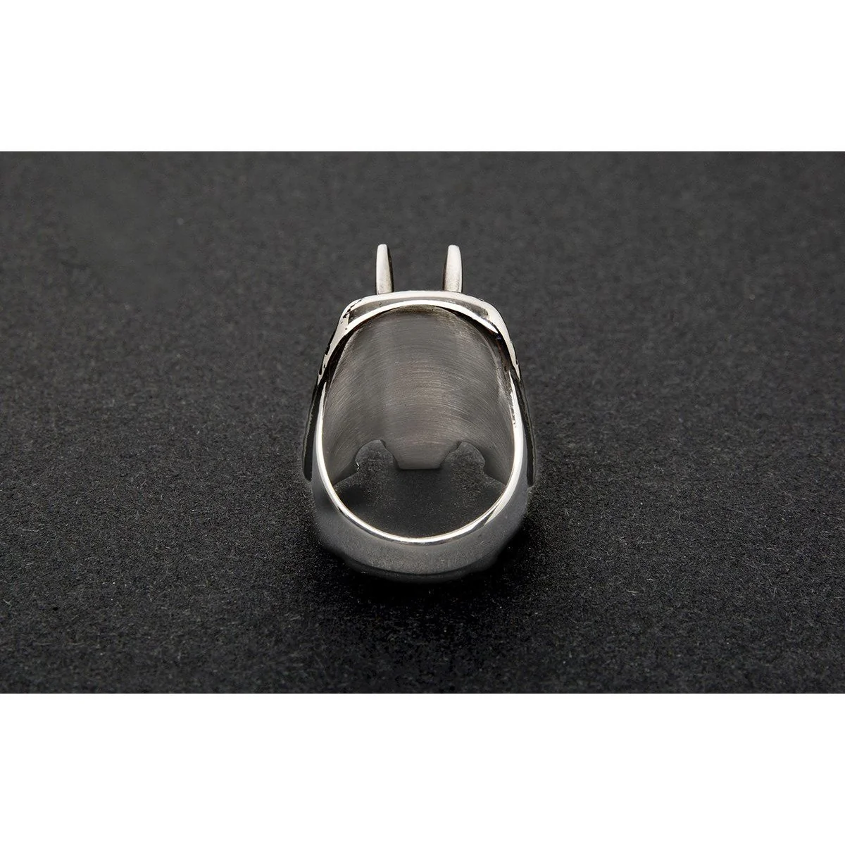 Wolf Head Full Stainless Steel Women's Self Defense Ring - Image 4